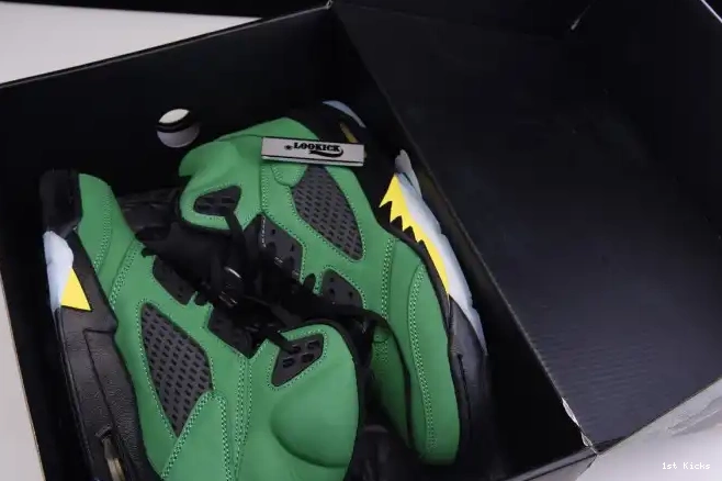 1st Kicks 5 Air Ducks CK6631-307 Oregon Jordan SE 0615